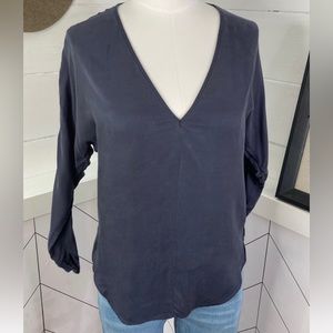 Wilfred 100% Rayon High Low Blouse